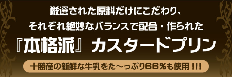 本格派カスタードプリン